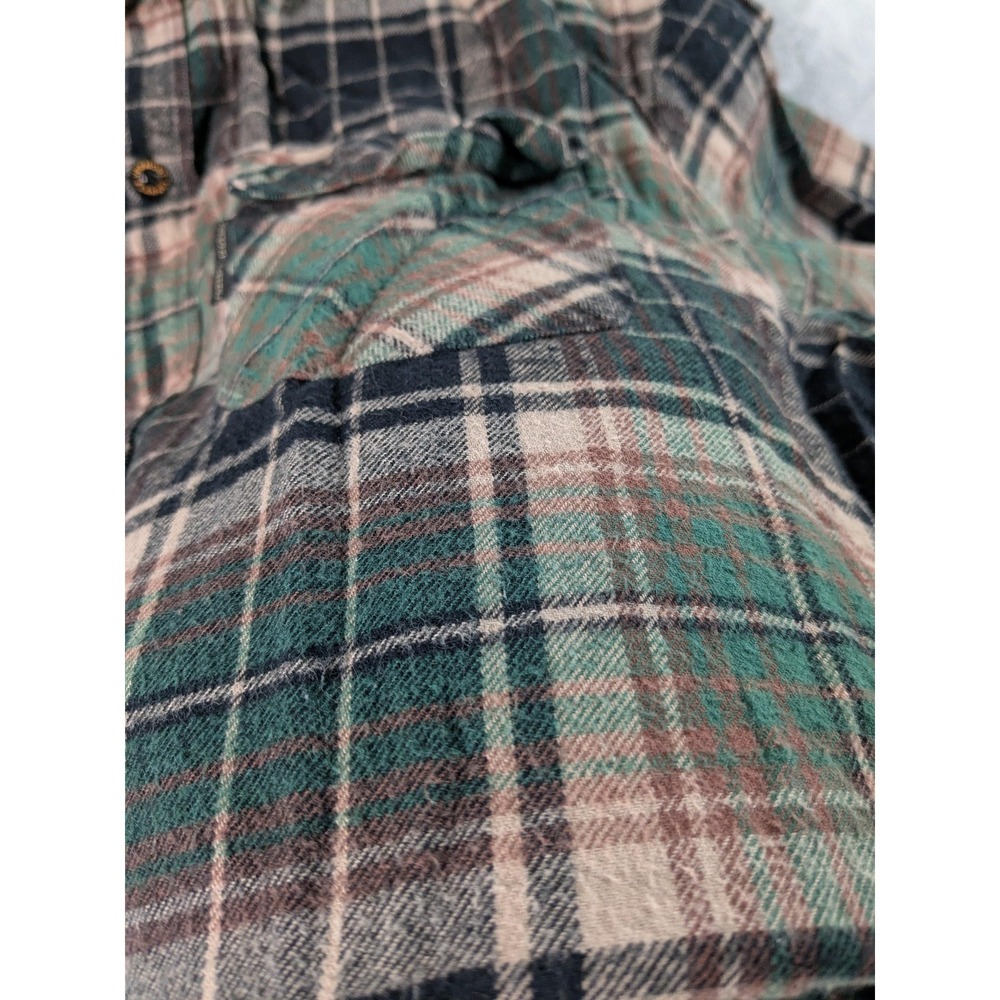 The Vermont Flannel Co Shirt Mens XL Multicolor Plaid Long Sleeve Button Up READ - Picture 9 of 12